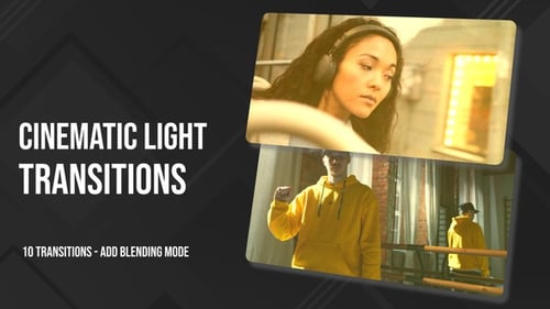 10 Cinematic Light Transitions Pack