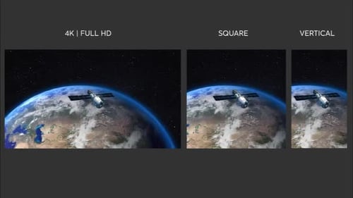 Satellite & Earth Background