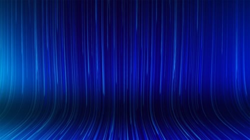Futuristic Blue Data Stream Background Loop