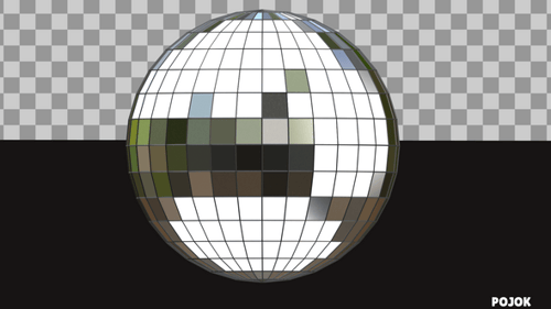 Shiny Disco Ball Spin Animation