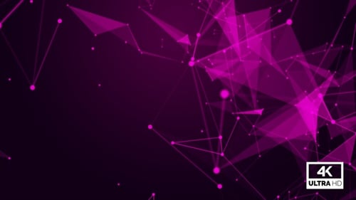 Fondo de plexo abstracto de color rosa V11