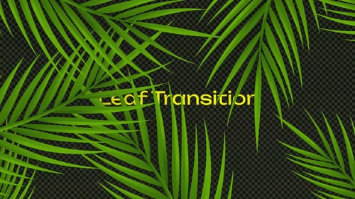 Organic Leaf Transition Pack with Alpha Channel