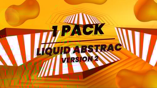 Dynamic Abstract Liquid Shapes Geometric Tunnel Animated Background