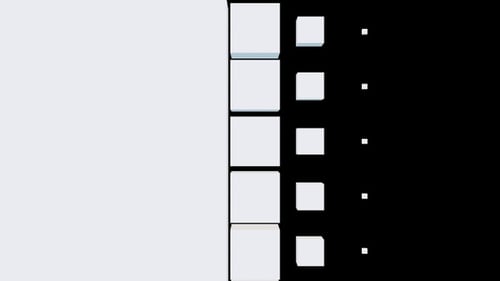 Geometric Cube and Dot Reveal Transition