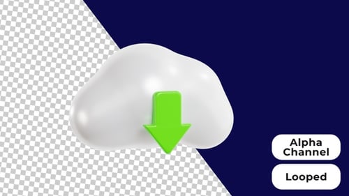 3D Animated Cloud Download | Alpha Channel