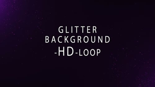 Looping Pink Glitter HD