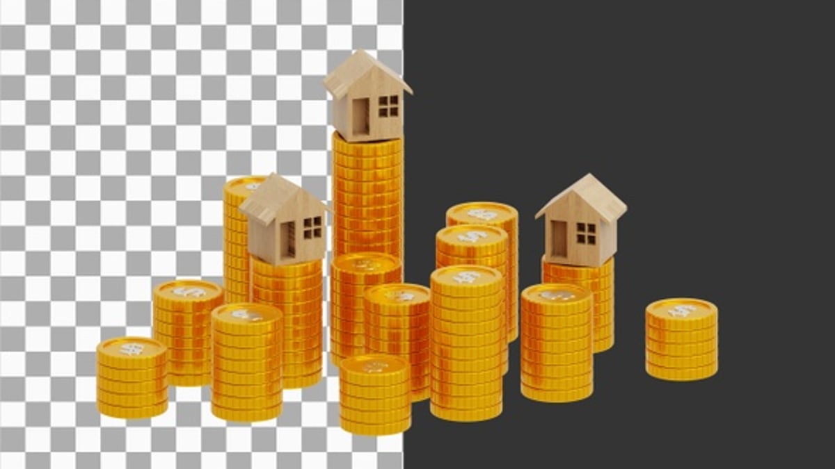 3D Animation of Real Estate Investment Growth | Alpha Channel, Elements ...