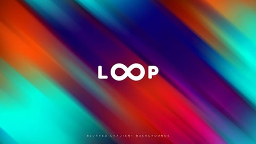Pack Of 25 Colorful Gradient Backgrounds Loop