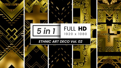 Abstract Ethnic Art Deco VJ Vol. 02