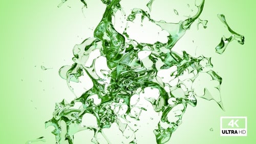 Green Water Splash