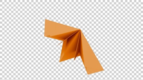 Geometric Origami Unfold Reveal Transition
