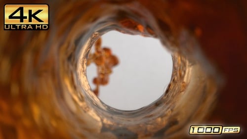 Liquid Tunnel Swirl Close Up Abstract Motion