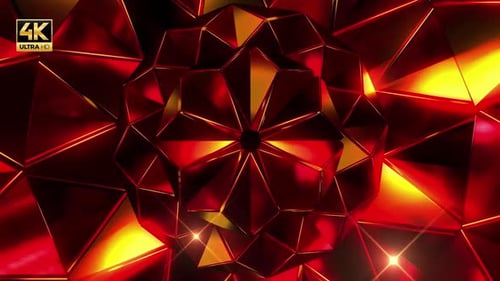 Reflective Red Cycle 4K