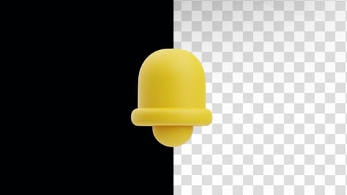 3D Animation of Bell Notification