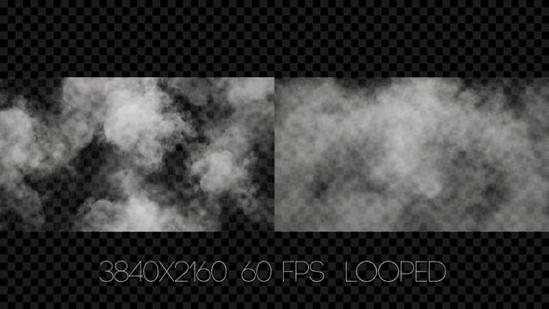 Pack Of Smoke On Alpha Channel, Backgrounds Motion Graphics ft. dust ...