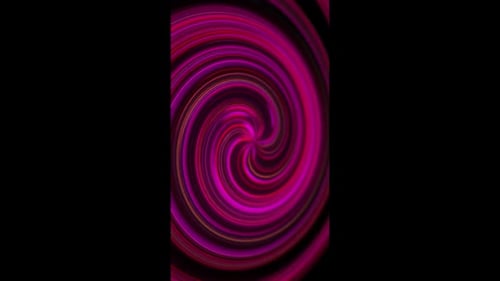Vertical Twirl Gradient Neon Lines Loop