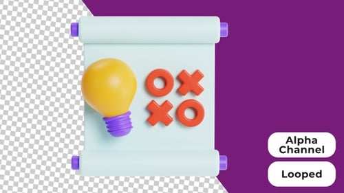 3D Animated Strategy | Alpha Channel