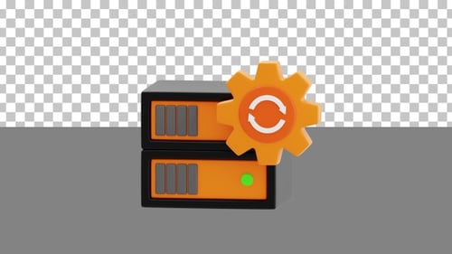 3D Animation of Data Recovery | Alpha Channel