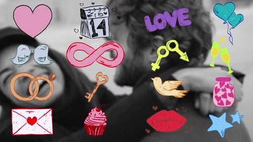 Love Elements Pack Alpha Loop