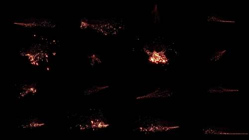 Animated Spark Trails and Particle Overlay Pack