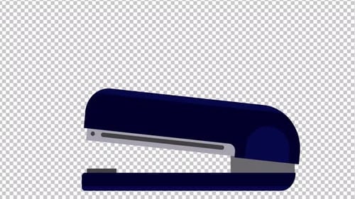 Animated Stapler | Alpha Channel