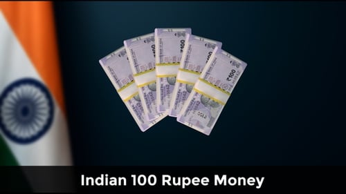 Indian 100 Rupee Money