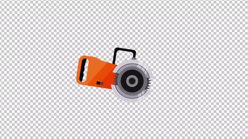 Grinder Animated 2D | Alpha Channel