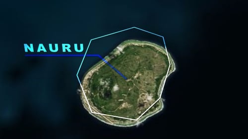 World Map Zoom Animation to Island with Location Text