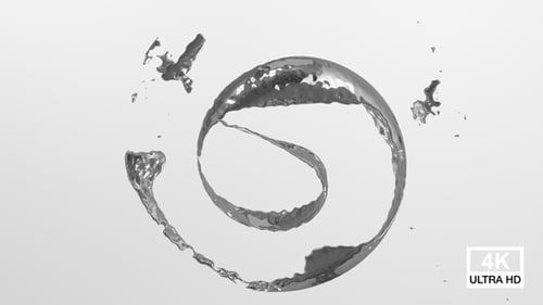 Twisted Liquid Metal Splash V7