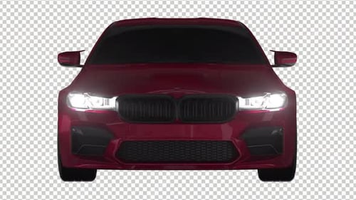 Front View When The Car Is Travelling Fast