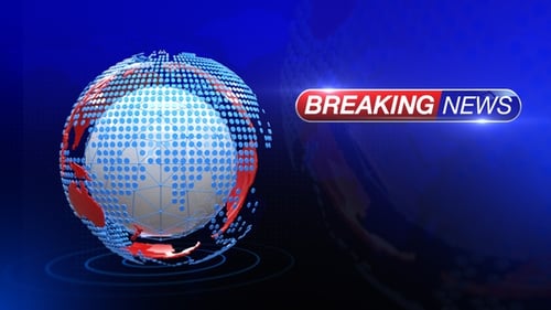 Breaking News Broadcast News Background Loop