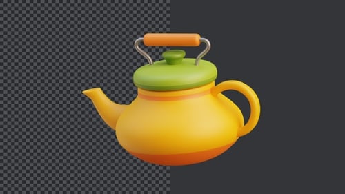 Animated 3D Teapot Reveal