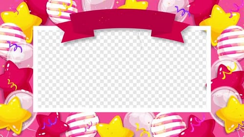 Happy Birthday Frame Alpha