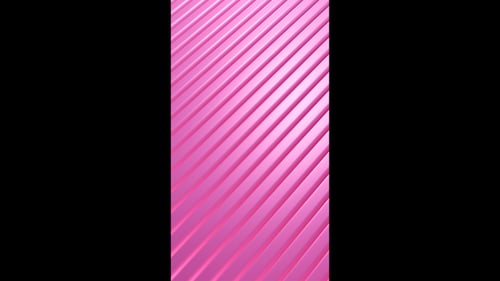 Vertical rotating pink gradient stripes loop animation background