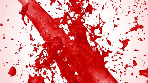 Red Paint Splash Collision V3