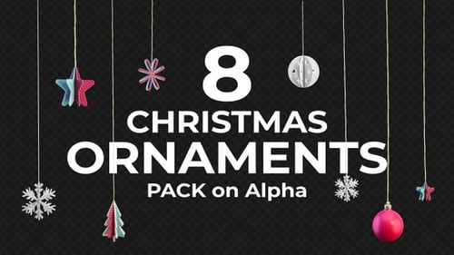 Decorative Christmas Hanging Ornaments Pack