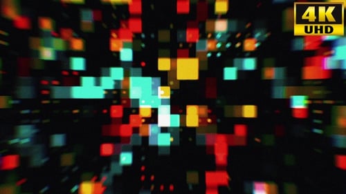 Retro Digital Background Video Loops V1