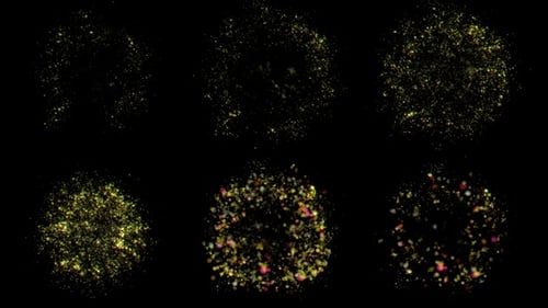6 Christmas Particles Explosions