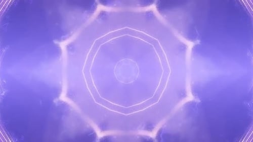 Uv Purple Kaleido Flower