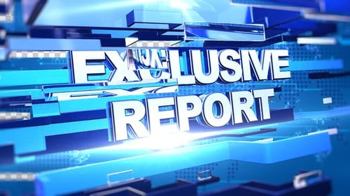 Exclusive Report Text Reveal with Modern Geometric Animation