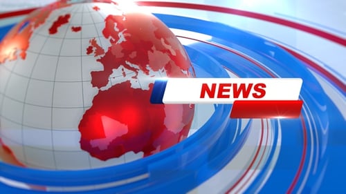 News Transition Rot und Blau