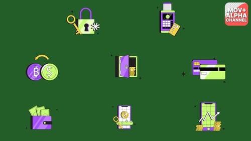 Payment Icons | Motion Graphics