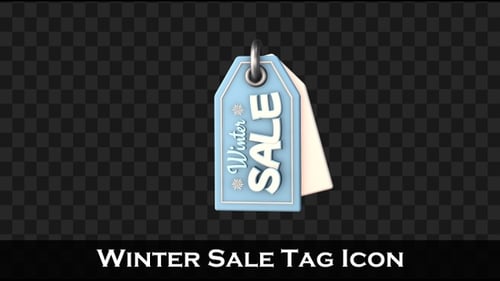 Winter Sale Tag Icon | Winter Icon