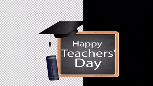 Teachars Day Alpha Channel 1080p