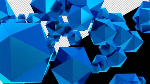 Abstract Transparent Background Loops