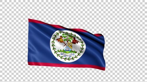 Rundtour mit Flagge von Belize