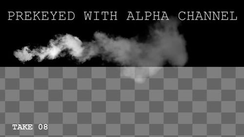 Pre-Keyed Dynamic Smoke and Vapor Burst Effects