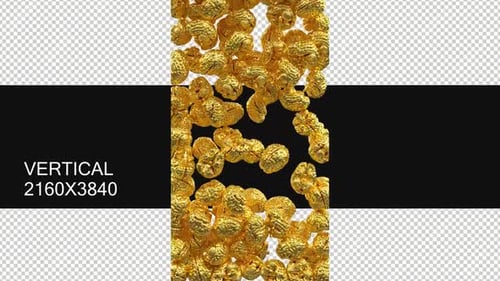 3d Gold Brain Transitions