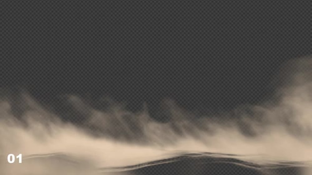 Ground Dust Blowing Animation with Alpha Channel, Backgrounds Motion ...
