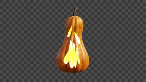 Spooky Pumpkin Looped Roating 03